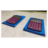 2 Purple 12-Digit Desktop Calculator