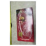Mikasa Crystal Holiday Angels Platter and Box