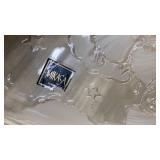 Mikasa Crystal Holiday Angels Platter and Box