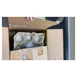 18 Piece Crystal Fruit Punch Bowl Set