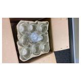 18 Piece Crystal Fruit Punch Bowl Set