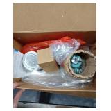 JUNNAI Green Ceramic Table Lamp 24.5: 3-Way Dimmable Nightstand Lamp with White Drum Lamp Shade | Modern Bedside Lamp for Bedrooms & Living Room (Bulb Included)