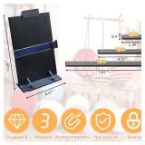 Knitting Pattern Holder with 4 Replacement Black Magnets, Knitting Chart Keeper Cross Stitch Pattern Holder for Crochet, Cross Stitch Supplies & Accessories, 12.2 L x 9.21 W