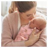 Momcozy Muslin Swaddle Blankets, Soft Silky Baby Blankets 47 x 47 inches, Breathable Swaddle Blankets, Newborn Receiving Blanket for Boys and Girls, 4 Pack