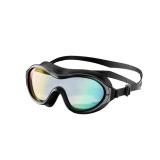 ZSYSUP UV Waterproof Anti Fog Swimwear Eyewear Swim Diving Water Glasses Adjustable Swimming Goggles Women Men Sports Eyewear (Black-Colorful Lens)