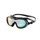 ZSYSUP UV Waterproof Anti Fog Swimwear Eyewear Swim Diving Water Glasses Adjustable Swimming Goggles Women Men Sports Eyewear (Black-Colorful Lens)