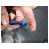 uxcell Watch Spring Bar Tool Double Tips Watch Spring Link Pin Removal Tool with Metric Scale for Watch Repair, Blue