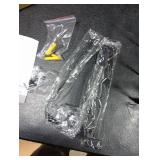 ORLESS Over The Door/Wall Mount Ironing Board Hanger, Laundry Room Iron and Ironing Caddy Board Storage Holder, Black