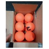 Mylec Street Hockey Balls, No-Bounce Hockey Balls, Perfect for Play at 60 Degrees F and up, Durable Construction, Stree & Roller Hockey Ball for Outdoor Play - Orange 12 Pack