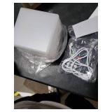 LOFTEK 4-inch LED Cube Lights: RGB 16 Colors Tesseract Cube, Cosmic LED Mood Lamp with Remote Control, IP65 Waterproof Rechargeable Bedside Lamp Night Lights for Kids Nursery Toys Gift