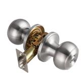 NCSEN Brushed Nickel Door Knobs Interior,Bath & Bed Privacy Door Knob, Keyless Door Lock Round Doorknobs