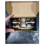 NCSEN Brushed Nickel Door Knobs Interior,Bath & Bed Privacy Door Knob, Keyless Door Lock Round Doorknobs
