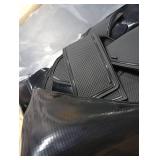 SENSHINE for Ford F150 Accessories 2021 2022 2023 2024 2025 Non-Slip Anti Dust Cup Holder Insert Center Console Liner Trim Door Packet Mats Custom Interior 40-pc Set (Bucket SuperCrew)(Black Trim)