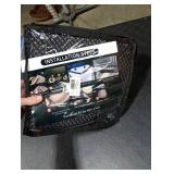 Auto Newer 2 PCS Breathable Universal Four Seasons Car Seat Covers Luxury Car Seat Cushion Protectors for Front Seat Bottoms,Compatible with 95% Vehicles Fit for Cars Truck SUV or Vans(Black+Grey)