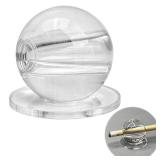 Billiards Training Aids, Stroke Trainer, Transparent Billiard Ball Stroke Billiards Artifact Accessories Multifunction for Pool Table, Angle Aiming Practice Tool for Exerciser Beginners Snooker (1Pc)