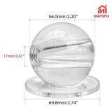 Billiards Training Aids, Stroke Trainer, Transparent Billiard Ball Stroke Billiards Artifact Accessories Multifunction for Pool Table, Angle Aiming Practice Tool for Exerciser Beginners Snooker (1Pc)