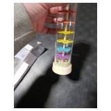 Oneshow Wooden Rain Stick Montessori Toys for Babies 6-12 Months, Rain Sticks for Kids, Toddler Rattle Sensory Musical Toy with Calming Rain Sounds, Rainmaker for 1 Year Old - 7.7