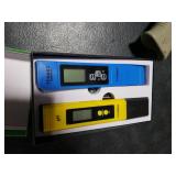 VIVOSUN Digital pH and TDS Meter Kits, 0.01pH High Accuracy Pen Type pH Meter ± 2% Readout Accuracy 3-in-1 TDS EC Temperature Meter for Hydroponics, Pool and Aquarium, Yellow Blue, UL Certified