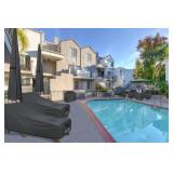 ULTCOVER Waterproof Patio Lounge Chair Cover Heavy Duty Outdoor Chaise Lounge Covers 2 Pack - 80L x 28W x 30H inch, Black