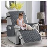 TAOCOCO Non-Slip Recliner Chair Cover Sofa Slipcover, Pet Cover for Small Recliner Chair with Elastic Straps, Washable Reclining Chair Cover Recliner Furniture Protector (23