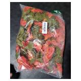 Bougainvillea Artificial Flowers Plants for Outdoors Outside Fall Autumn Decor, 2 pcs Faux Silk Long Trailing Vines UV Resistant Look Real Orange Fake Flowers for Front Door Porch Planter Urn Patio