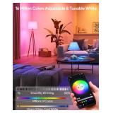 Brightever Smart A19 LED Light Bulbs, 60W Equivalent 800LM Color Changing E26 9W Bluetooth Light Bulbs with Remote Control, 16 Million DIY Colors RGBWW, Music Sync, 2-Pack