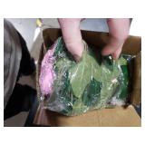 Teldrassil 4Pcs(26 FT) Artificial Rose Vine Fake Flower Garland Fake Silk Rose Hanging Vine for Wedding Party Background Arch Garden Background Decoration (Purplish Red)