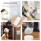 EverNary Smart Dog Door Bell for Potty Training to Go Outside, WiFi Doggie Door Bell for Dog, Wireless Doggy Doorbell with Phone App,Waterproof Touch Button with Extra Large Activate Range
