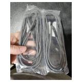 Durcord USB C Cable, Upgarded 2Pack 10ft Fast USB Type C Charging Cable for Android/Phone/Pad/Laptop, Type C Charger Braided USB Cable Compatible withi Phone 17/16/15/Pro/Plus/Max/Sam.Sung-Silver