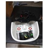 RIGHTMELL Foot Spa Bath Massager with Heat, Epsom Salt,Bubbles, Vibration and Red Light, Tub for Stress Relief,Foot Soaker, Christmas Gifts Birthday Gifts for Mom Dad Women Men Her Him