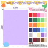 Oleitodh 8.5 x 11 Colored Cardstock Bulk, 300 sheets Cardstock Paper Set, 30 Assorted Colors Construction Paper,180 GSM Card Stock Scrapbooking Supplies for Diy Crafts Cricut Card Making