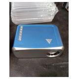 Antmap Mini Projector for iPhone, Outdoor Projector with WiFi and Bluetooth, Movie Projector Outdoor with Speaker, HD 1080P Support Mini Portable Projector, Projectors for Phone/HDMI/USB/TV Stick