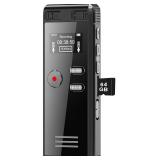 64GB Digital Voice Activated Recorder with Playback - 4552 Hours Audio Recording Device, 3072Kpbs HD Dual MIC Tape Recorder Device for Lecture A-B Repeat, MP3 Player, 64GB TF Card Included
