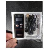 64GB Digital Voice Activated Recorder with Playback - 4552 Hours Audio Recording Device, 3072Kpbs HD Dual MIC Tape Recorder Device for Lecture A-B Repeat, MP3 Player, 64GB TF Card Included