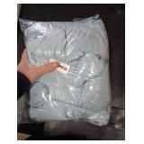 Obstal 6ft Stretch Spandex Table Cover - 4 Pack Universal Rectangular Fitted Tablecloth Protector for Wedding, Banquet and Party (Dusty Blue, 72L x 30W x 30H Inches)