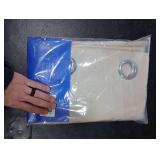 MIULEE Cream Beige Blackout Curtains for Bedroom Living Room 63 Inches Long 2 panels, Thermal Insulated Room Darkening Drapes Solid Grommet Top Noise Reducing Light Blocking Window Curtains 40x63 Inch