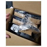 Flowild 6 Pack 2 x 12 Floor Vent Covers - Heavy Duty Steel Walkable Floor Register - Easy Adjust Air Supply Lever - Vent Covers for Home Floor (Black, 2x12 Inches) 1 bent