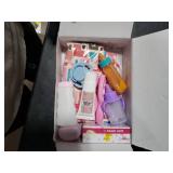 14 Pack Baby Doll Accessories, Baby Doll Feeding and Caring Set Includes Diaper Bag, Doll Diapers, Magic Bottle, Changing Mat for Girl Toddler Kid, Babies Pretend Play Set for Birthday Gift Christmas