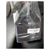 Leather Storage Basket,MDF Structure Wine Flowers Fruits Magazine Holder Rack/Bins,with Top Handle for Holiday Presents Gifts Display (Small, Vintage)