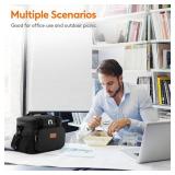 Lifewit Medium Lunch Bag Insulated Lunch Box Soft Cooler Cooling Tote for Adult Men Women, Black 12-Can (9L)