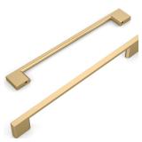 Amerdeco 10 Pack Champagne Bronze Cabinet Pulls 7.5 Inch(192MM) Hole Centers Kitchen Cabinet Handles Cabinet Hardware Kitchen Handles for Cabinets Cupboard Handles Drawer Pulls ZH0060