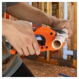 Bates- PVC Pipe Cutter, Cuts up to 1-1/4, Ratcheting PVC Pipe Cutter Tool, Pipe Cutters PVC, PVC Pipe Shears, PVC Cutter, Plastic Pipe Cutter, PEX Pipe Cutter, PVC Cutter Tool, PVC Ratchet Cutter