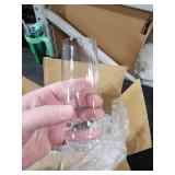 FOCUSLINE 9 Oz Clear Plastic Champagne Flutes, Stemless Plastic Champagne Glasses Clear, Heavy Duty Toasting Glasses, Shatterproof and Disposable Cups Perfect For Any Party
