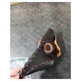 Stegosaurus Plague Doctor Bird Mask Long Nose Beak Cosplay Steampunk Halloween Costume Props Latex Material