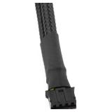 CRJ Micro 4-Pin GPU Dual Fan Adapter Cable - 6-Inch (15cm), Black Sleeved - Micro PH (2.0mm) PWM Graphics Card Fan Adapter for Connecting Two 3-Pin & 4-Pin PC Fans