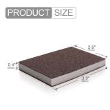 Krisler Carborundum Sponge Nano Emery Sponges Caspian Stone Pot Clean Brush Rust Eraser Grit Scouring Pads Pot Cleaning Pads with Carborundum Washing Kitchen Cleaner Tool 7pc