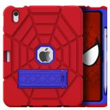 Grifobes Case for iPad 11-inch (A16) 2025 / iPad 10th Generation 2022 10.9 inch, Heavy Duty Shockproof Rugged 11th / 10 Gen Cover with Pencil Holder & Stand (Red+Blue)