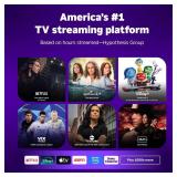 Roku Streaming Stick 4K - HDR & Dolby Vision Roku Streaming Device for TV with Voice Remote & Long-Range Wi-Fi - Free & Live TV