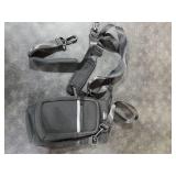 Nuovoware Water Bottle Carrier Bag, 25oz/32oz Bottle Pouch Holder, Adjustable Shoulder Hand Strap 2 Pocket Sling Neoprene Sleeve Sports Accessories for Hiking Travelling Camping, Black