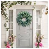 24-26 inch Large Eucalyptus Wreaths for Front Door, Handmade Artificial Spring Summer Wreath for Home, Farmhouse,Wall Decor,Outside All Seasons